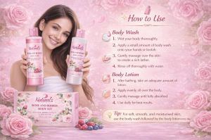 Natural\'S Care For Beauty Rose &AMP; Berries Body Kit 500ml