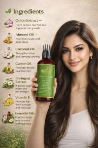 Natural\'S Care For Beauty Onion Hair Oil 125ml | All Hair Type