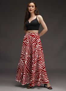 Ladies Fashionable Printed Wide Leg Palazzo