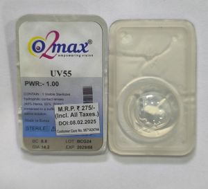 Clear UV 55 Spherical Power Contact Lens
