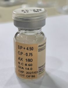 Clear Cross Toric HD Contact Lens, Yearly Disposable