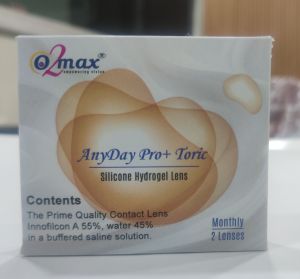 Anyday PRO+ Clear Toric Lens, Monthly Disposable