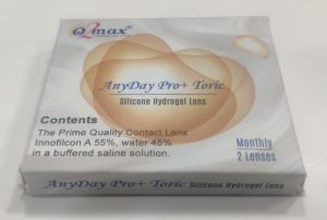 Anyday PRO+ Clear Toric Lens, Monthly Disposable