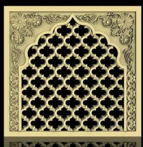 CNC Carved MDF Jali Wall Panel