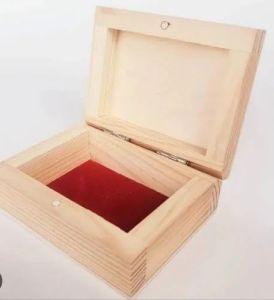 Pine Wood Velvet Base Gift Box