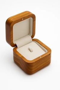 Teak Wood Pendant Jewellery Box