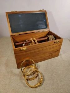 Wooden Bangle Jewellery Storage Box