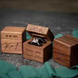 Wooden Ring Box For Packaging