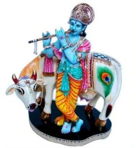 Krishna Cow Statue