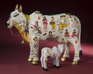 Standing Kamdhenu Cow Statue