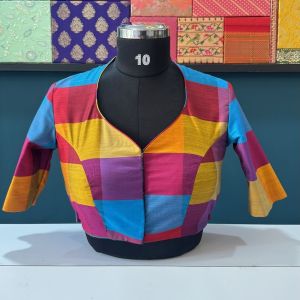 Multicolor Silk Blouse