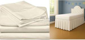 Twin XL 40 Ivory Bed Sheet Set