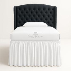 Dorm Bed Skirt With Split Corner