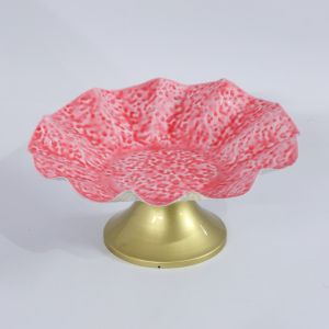 Hammered Enamel Serving Bowl