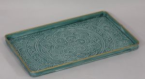 Rectangle Hand Enamel Tray