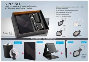 5 In 1 Black Employee Welcome Utility Corporate Gift Kit
