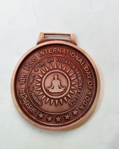 Antique Finish Copper Award Medal