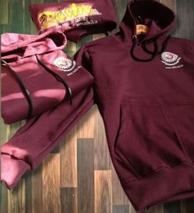 Cotton Blend Pullover Hoodie