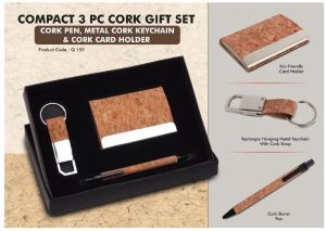 3 in 1 Penny Brown Executive Utility Corporate Gift Set