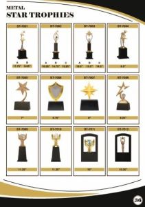 Metal Star Trophy for Corporate & Achievement Awards