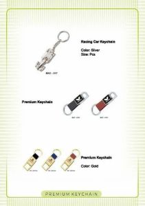 Premium Metal Logo Keychain