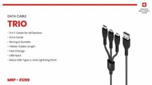 Trio 3-in-1 Fast Charging USB Multi Cable