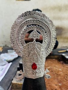 Pure Silver Mukut