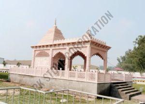 20 Feet Dholpur Sand Stone Temple