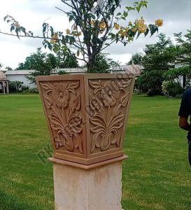 Decorative Garden Sandstone Planter