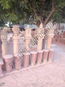 Designer Sandstone Lamp Post