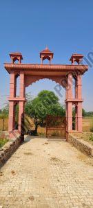 Designer Sandstone Temple Entrance Gate