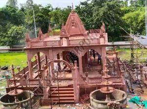 Dholpur Pink Sandstone Temple
