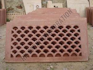 Hand Carved Sandstone Grill