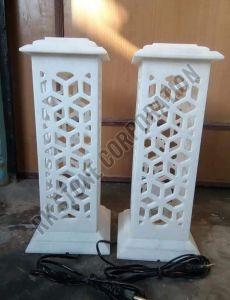 Premium White Sandstone Lamp Post