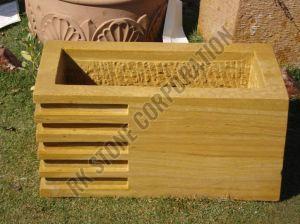 Rectangular Sandstone Planter
