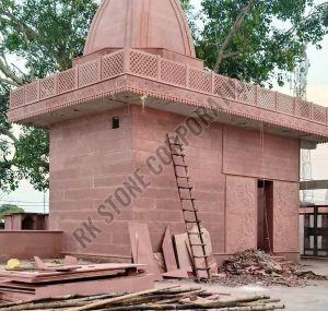 Red Dholpur Sandstone Temple