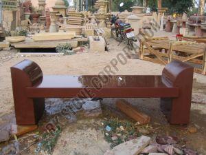 Red Sandstone Garden Bench