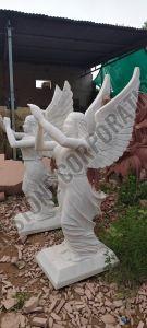 Sandstone Angel Garden Statue