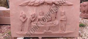 Sandstone RAM Darbar Wall Mural