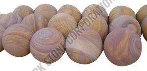 Solid Rainbow Sandstone Ball