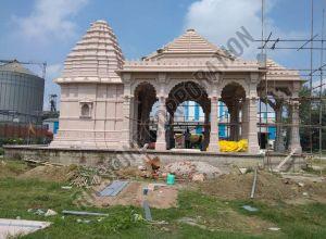 Traditional Indian Dholpur Sandstone Temple