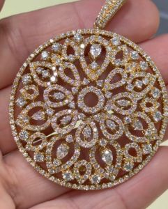 K Jewels Minimalist Diamond Pendant