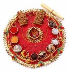 Diwali Puja Plate