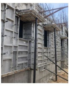 Silver Polished Aluminium Wall Formwork