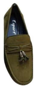 Mens Green Velvet Loafer Shoes