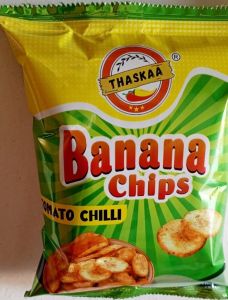 Thaskaa Tomato Chilli Banana Chips 10rs Mrp Packet