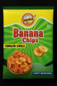 Thaskaa Tomato Chilli Banana Chips 10rs Mrp Packet