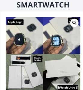 Ultra 3 Smartwatch With Apple Logo