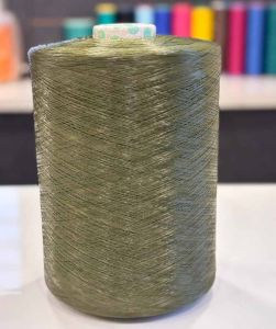 Muted Olive Brown Multifilament Yarn