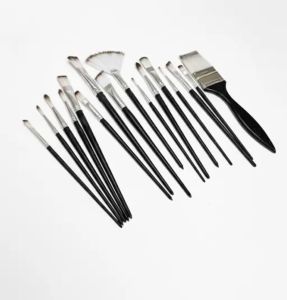 Black &AMP; White Artist Paint Brush